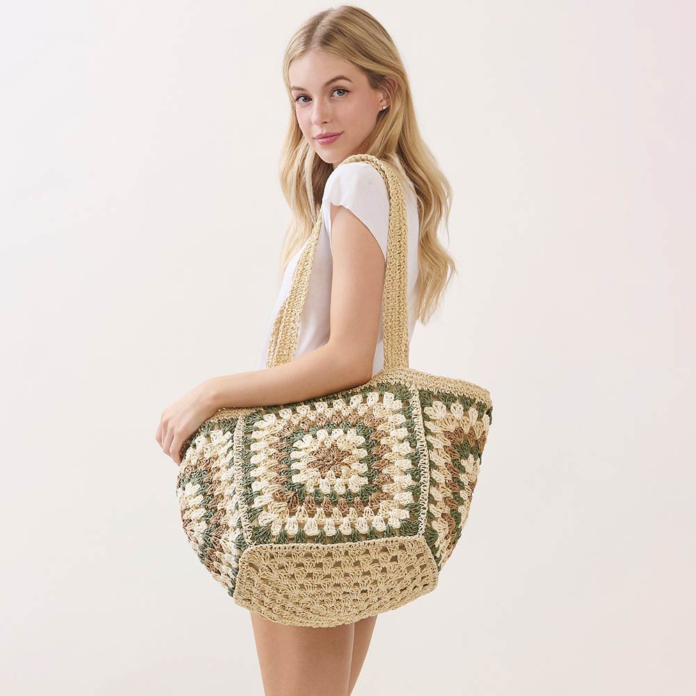 Granny Stitch Crochet Tote