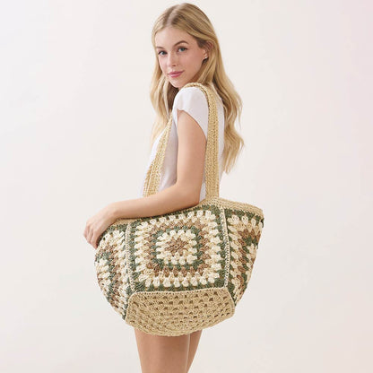 Granny Stitch Crochet Tote