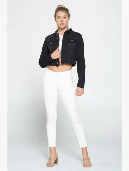 Cropped Jean Jacket