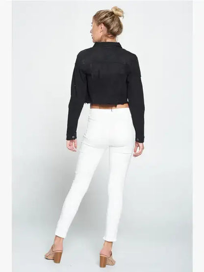 Cropped Jean Jacket