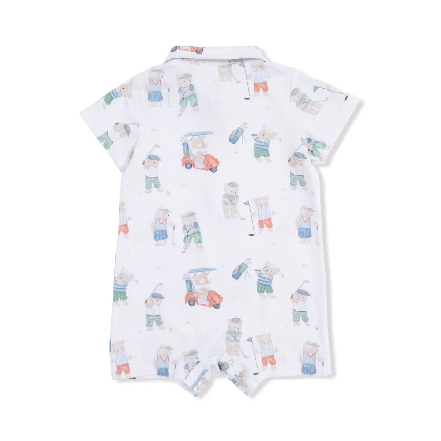 Golfing Teddy Bears Shortie Romper