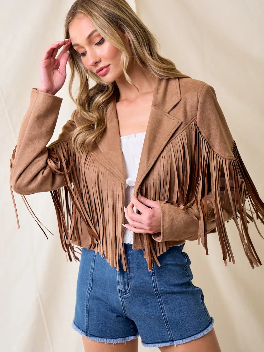 Bailey Suede Fringe Jacket