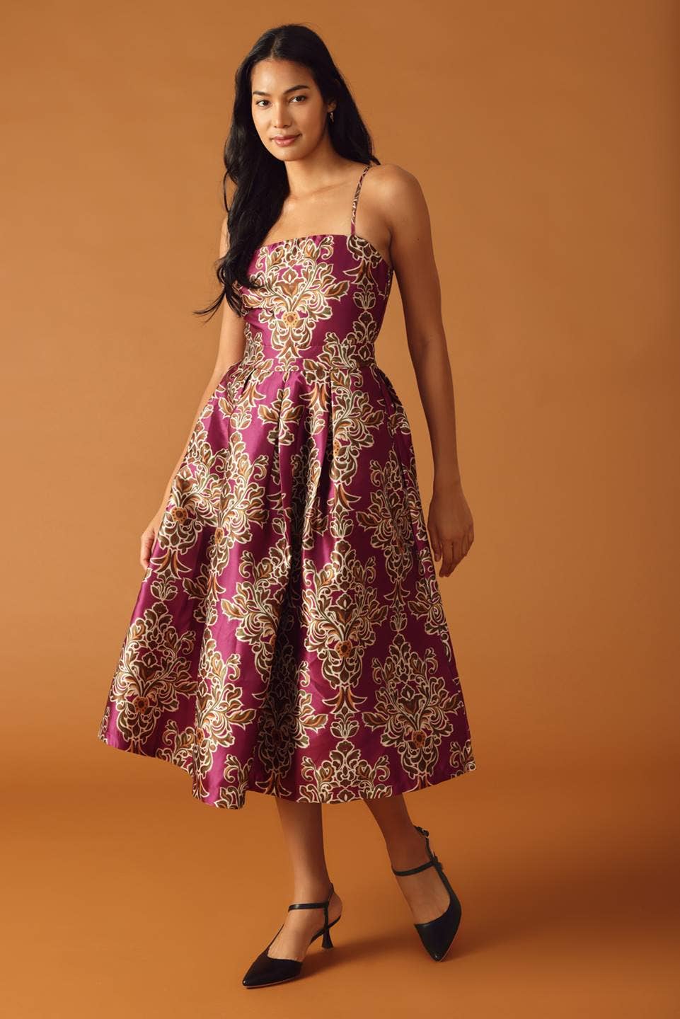Spaghetti Strap Midi Dress ~SALE $37.60~