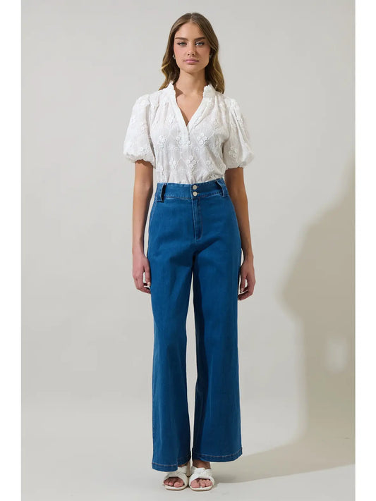 Joicy Embroidered Top