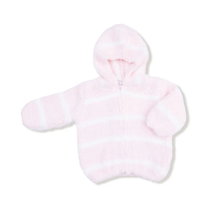 Chenille Striped Hooded Jacket (More Colors)
