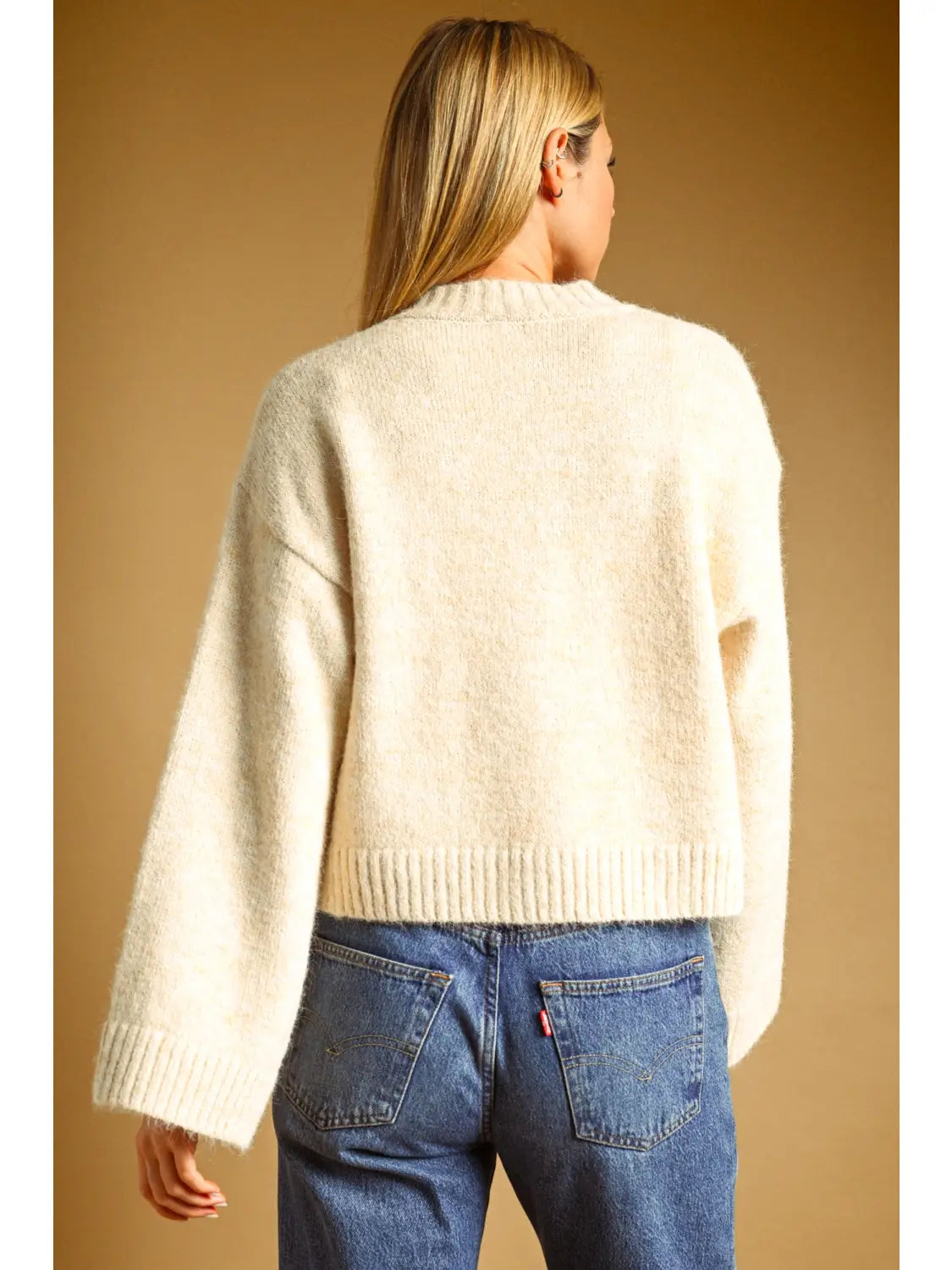 Toggle Button Cardigan Sweater