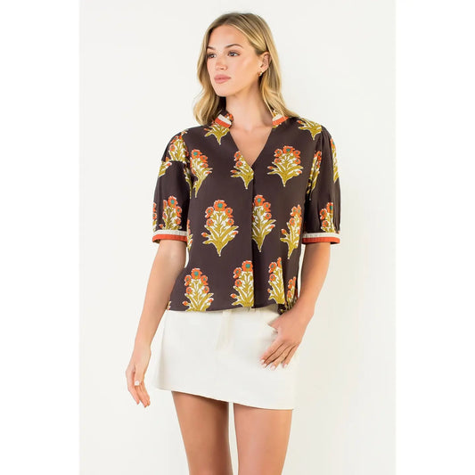 Mally Floral Top