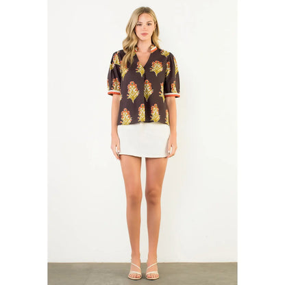Mally Floral Top