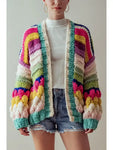 Oversized Chunky Knit Cardigan