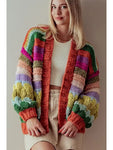Multicolor Stripe Cardigan