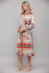 Scarf Midi Dress
