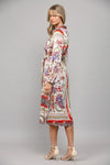 Scarf Midi Dress
