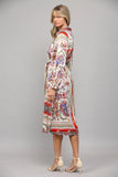Scarf Midi Dress