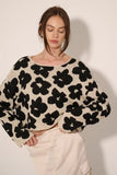 Floral Knit Sweater