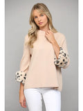 Fur Trimmed Sweater