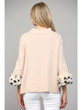 Fur Trimmed Sweater