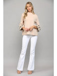 Fur Trimmed Sweater