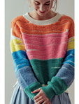 Stripe Color Block Sweater