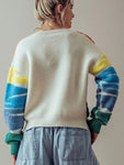 Stripe Color Block Sweater