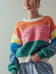 Stripe Color Block Sweater