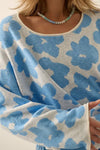 Floral Knit Sweater