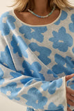Floral Knit Sweater