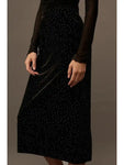 Glitter Dot Velvet Skirt