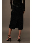 Glitter Dot Velvet Skirt