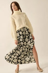 Open Back Sweater