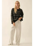 Stripe Knit Sweater