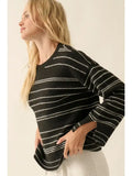 Stripe Knit Sweater