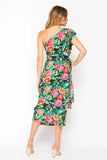 Floral Print Midi Dress