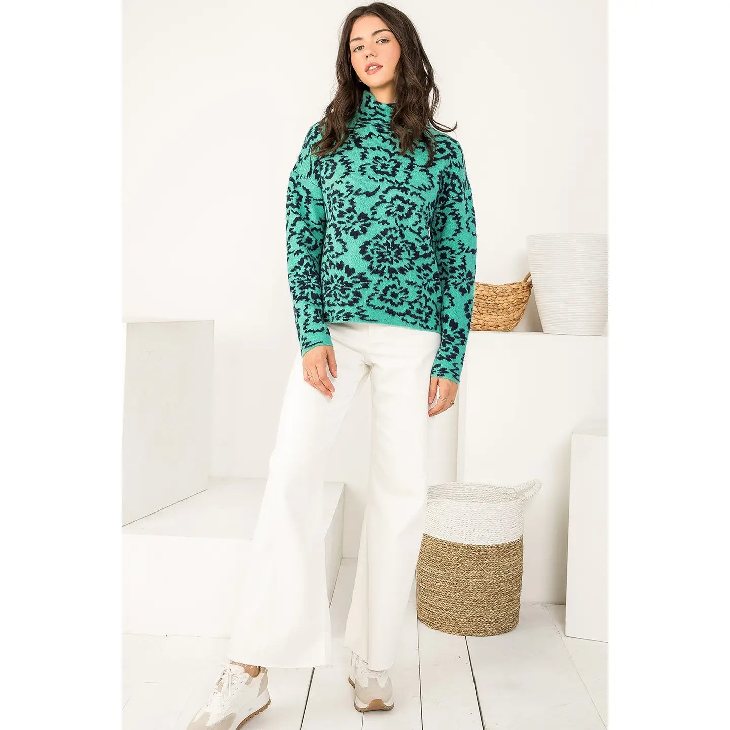 Kenna Floral Sweater