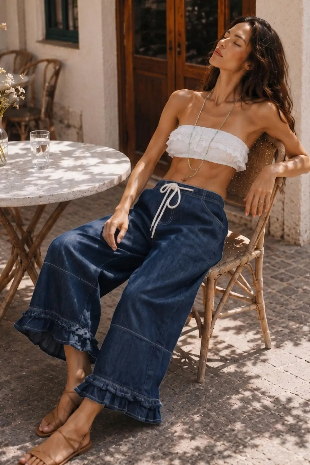 Costa Frill Denim Pant