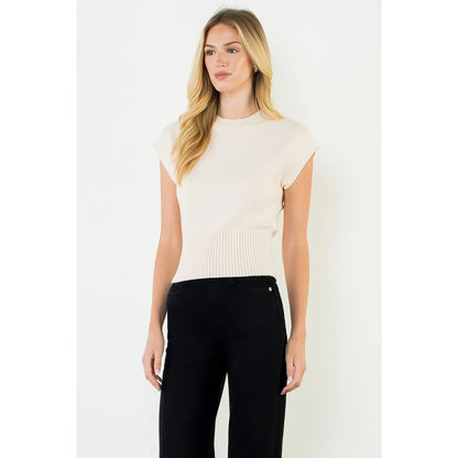 Mallory Sleeveless Sweater Top
