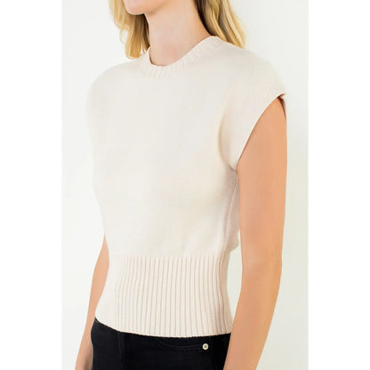 Mallory Sleeveless Sweater Top