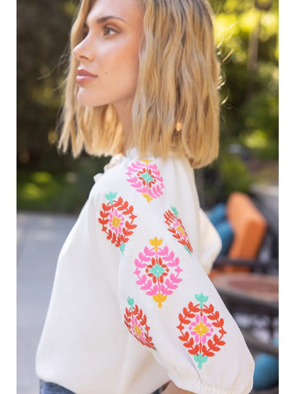 Ivory Detailed Top