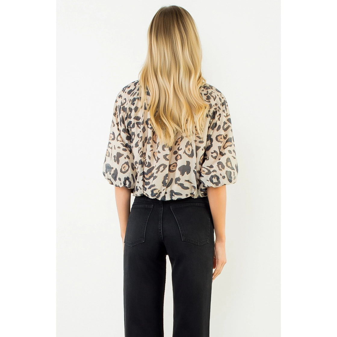 Georgia Animal Print Top