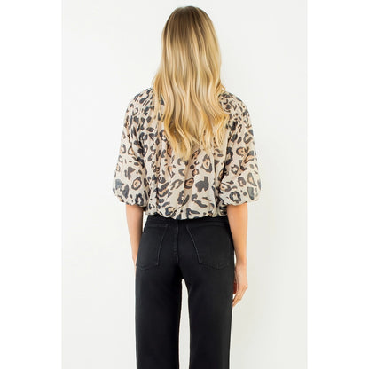 Georgia Animal Print Top