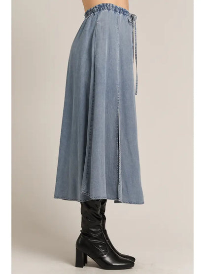 Denim Midi Skirt ~SALE $29.60~