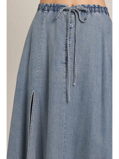 Denim Midi Skirt ~SALE $29.60~