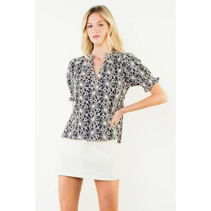 Emerson Embroidered Top