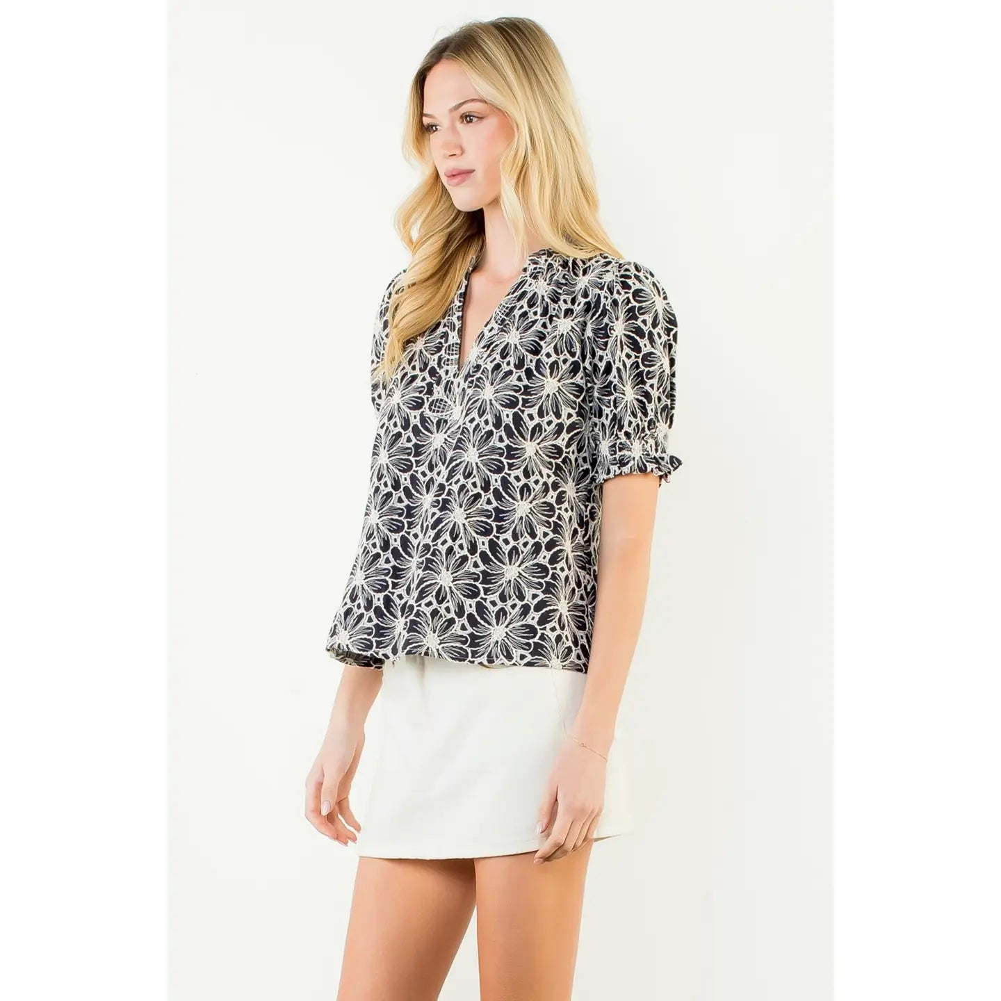 Emerson Embroidered Top