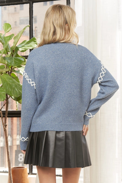 Embellished Sweater