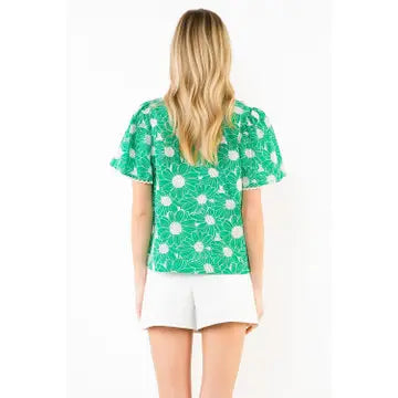 Emmy Floral Embroidery Top