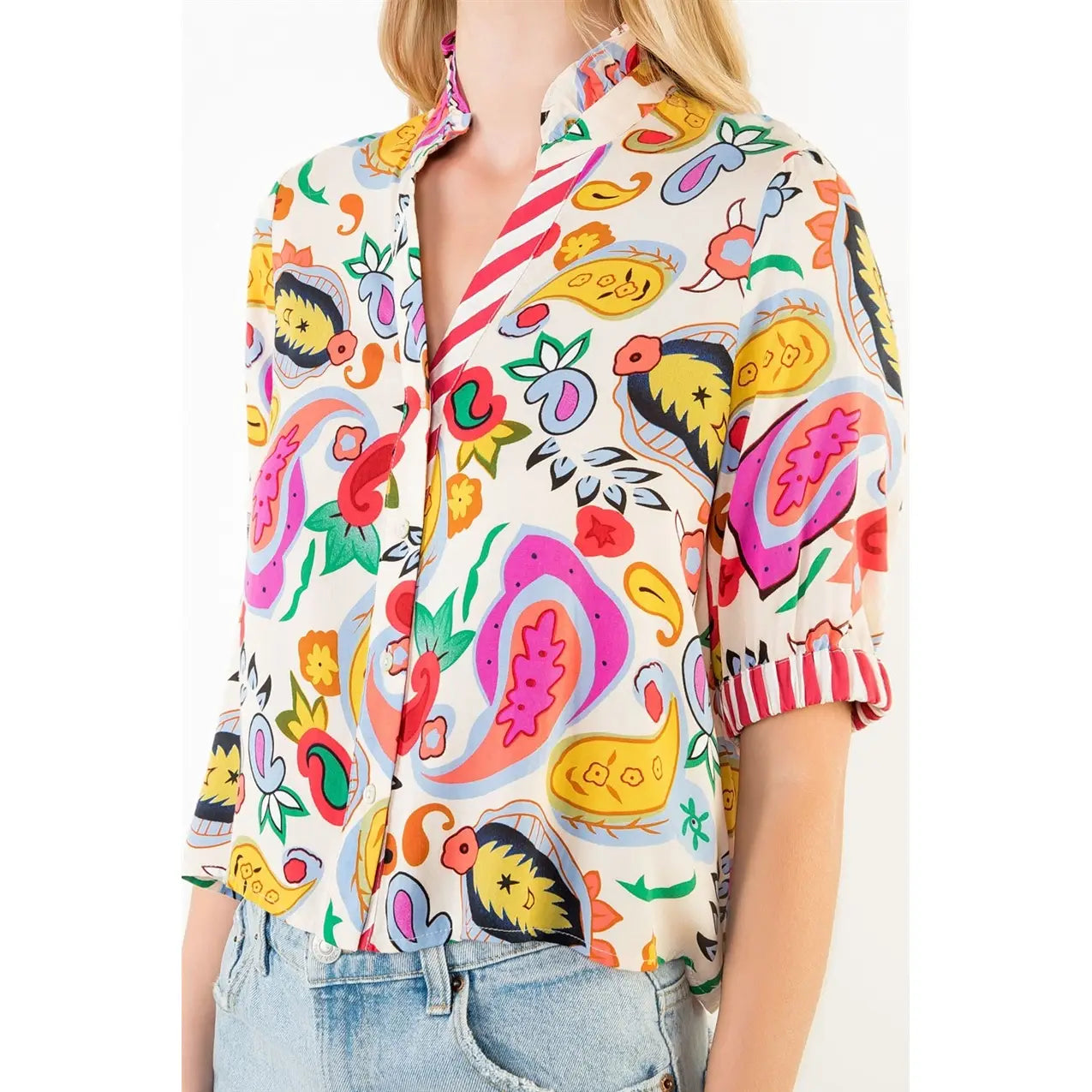 Britt V- Neck Top