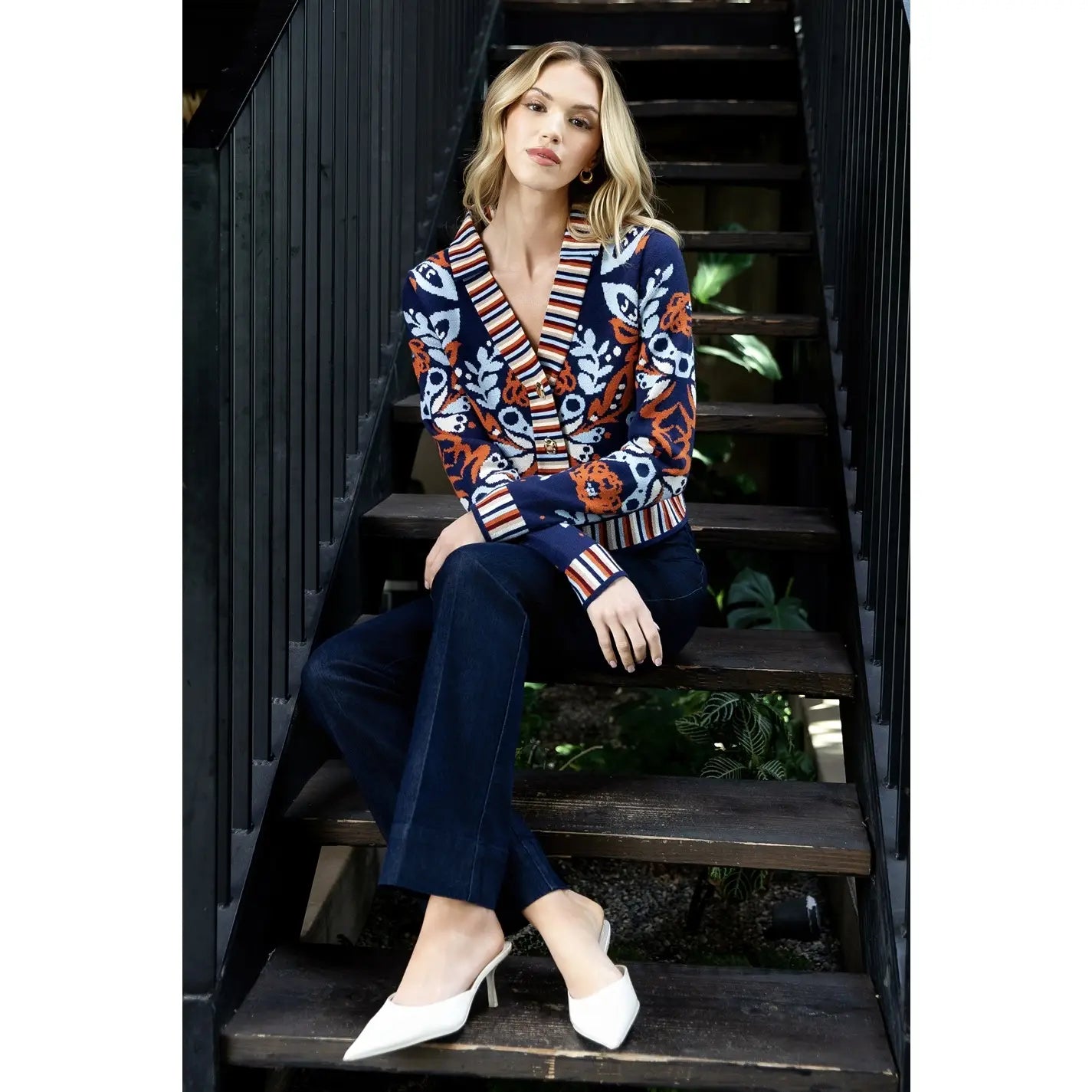 Vanessa Floral Cardigan Sweater