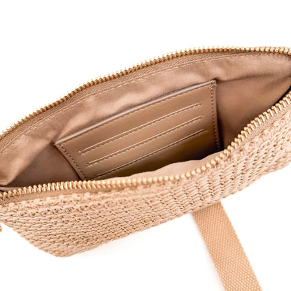 Rome Raffia Wallet