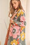 Printed Cardigan
