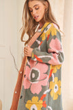 Printed Cardigan